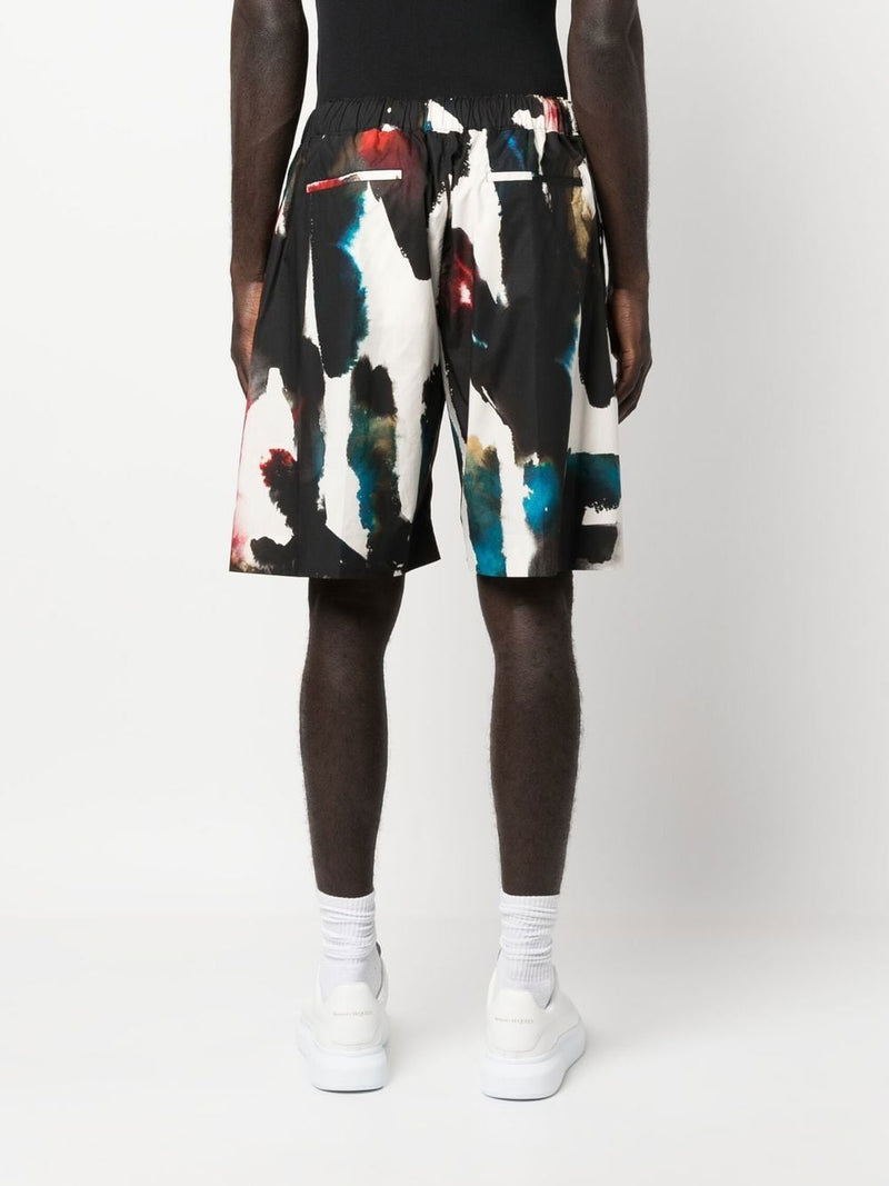 Alexander McQueen Straight Print Shorts | Urbalenti™ NYC