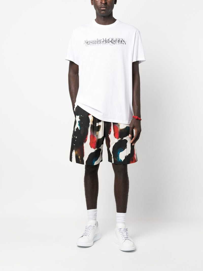 Alexander McQueen Straight Print Shorts | Urbalenti™ NYC