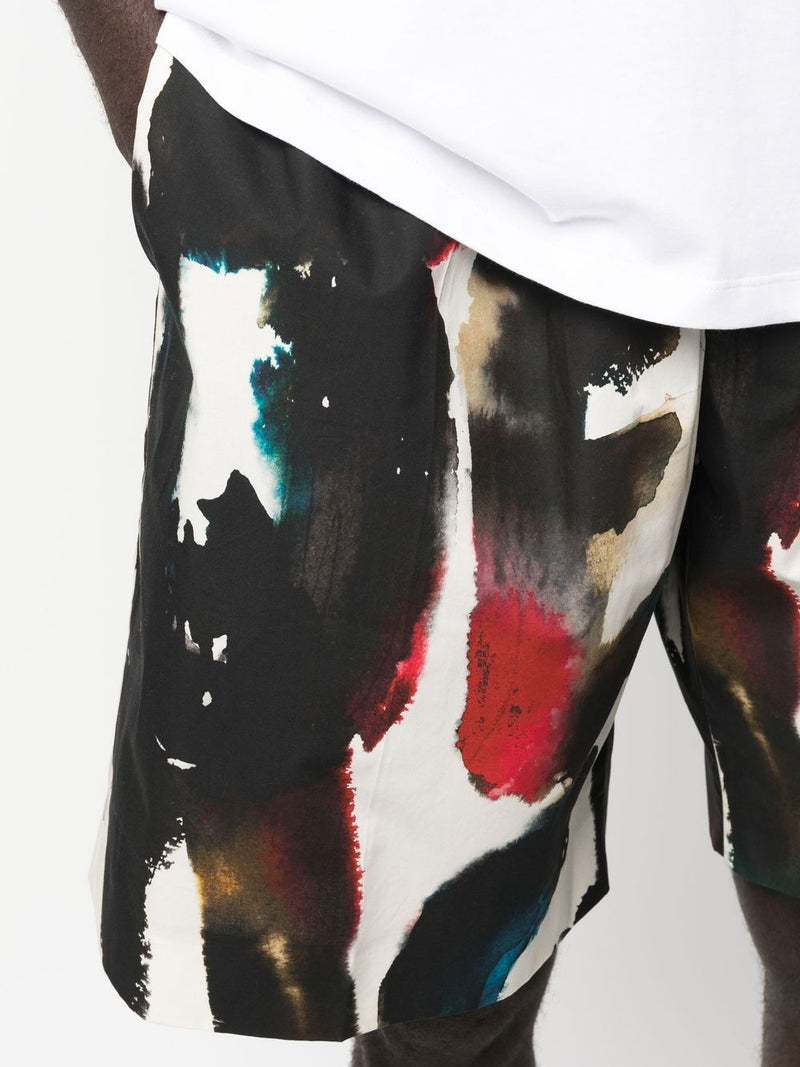 Alexander McQueen Straight Print Shorts | Urbalenti™ NYC