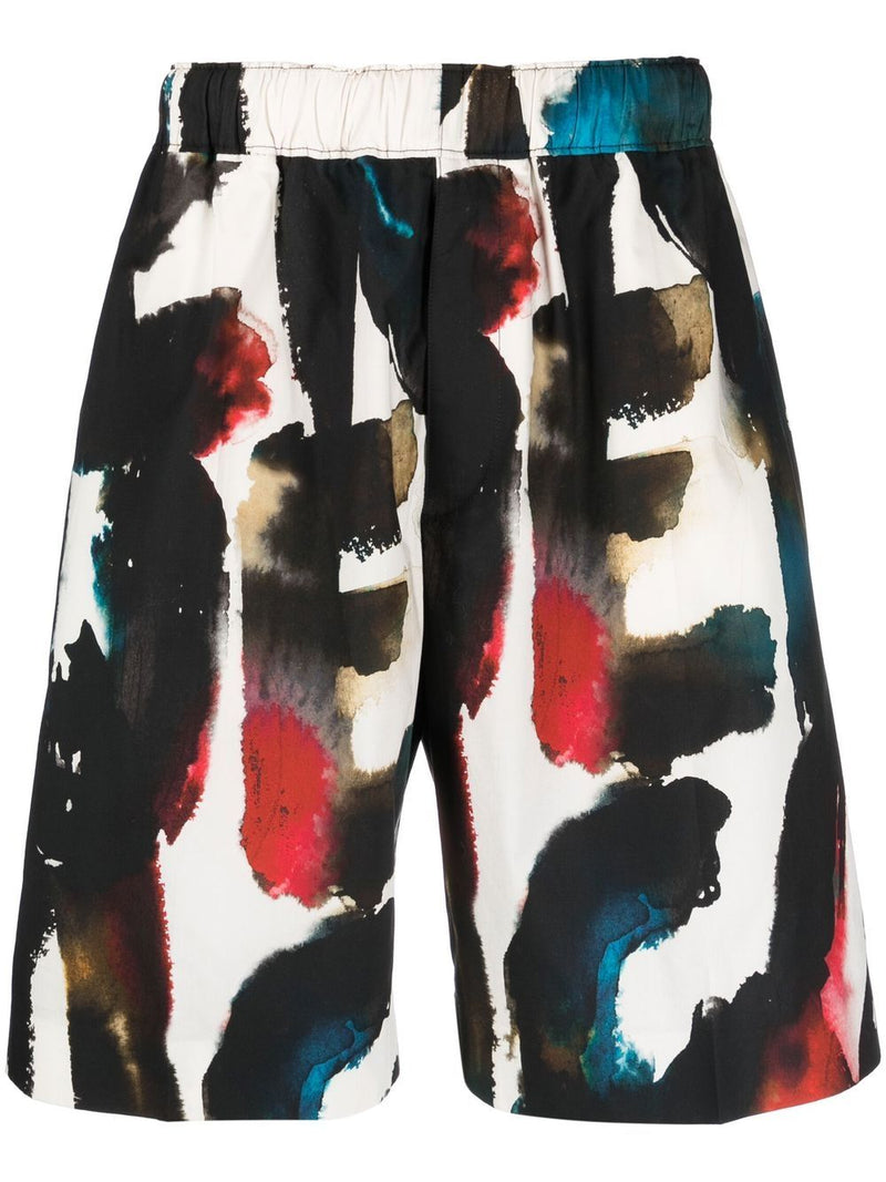 Alexander McQueen Straight Print Shorts | Urbalenti™ NYC