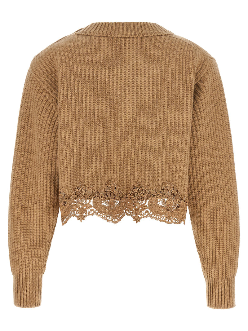 Chloé Beige Wool Cardigan