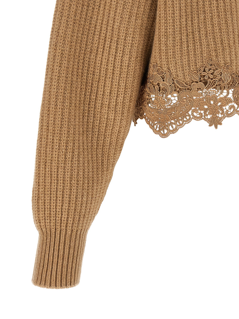 Chloé Beige Wool Cardigan