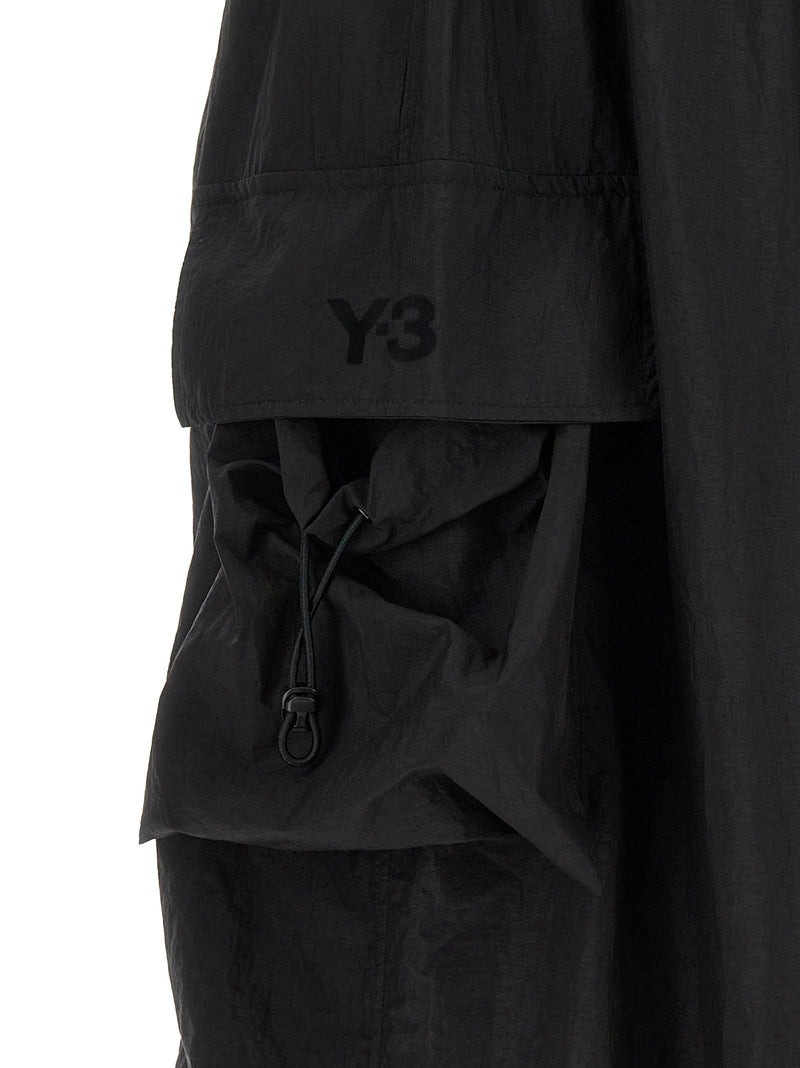 Y-3 Black Polyamide Cargo Pants