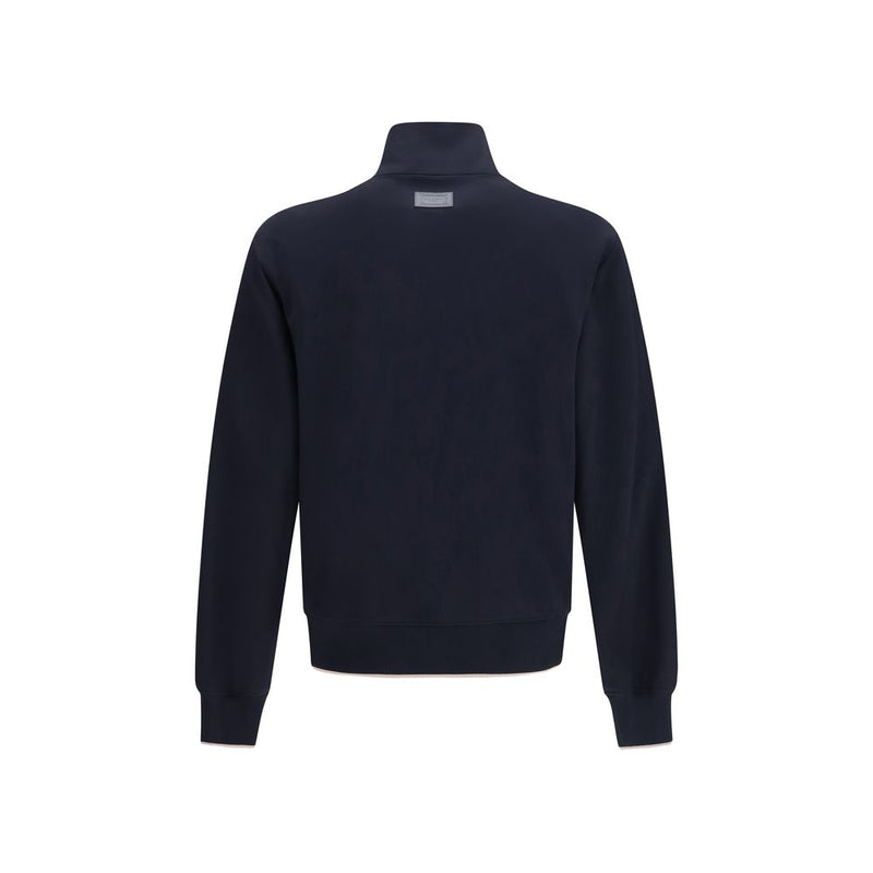 Dolce & Gabbana Blue Polyamide Full-Length Jacket