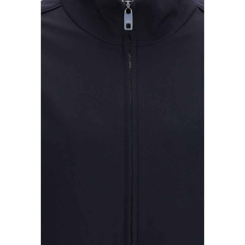 Dolce & Gabbana Blue Polyamide Full-Length Jacket