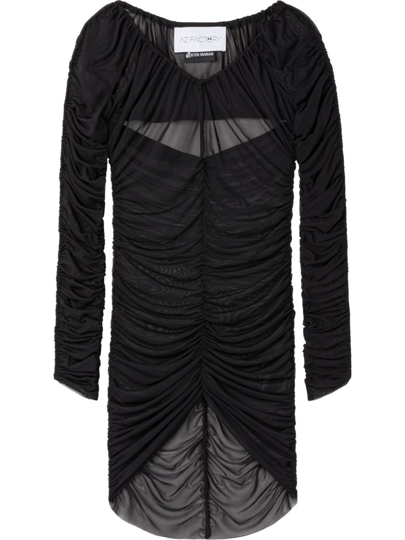 Az Factory By Ester Manas Az Factory By Ester Manas Cut-out mesh top