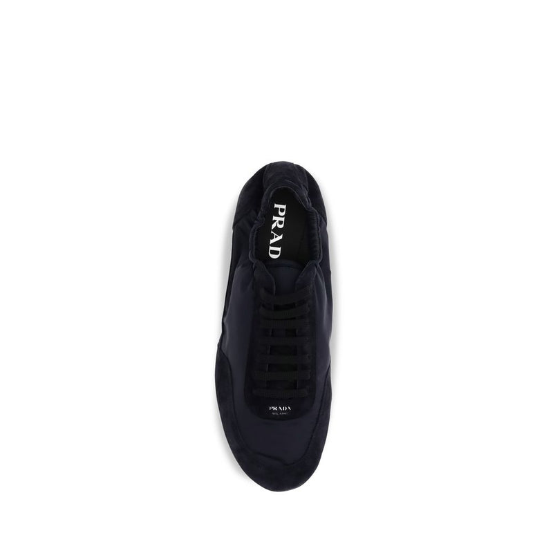 Prada Blue Rubber Athletic Sneakers