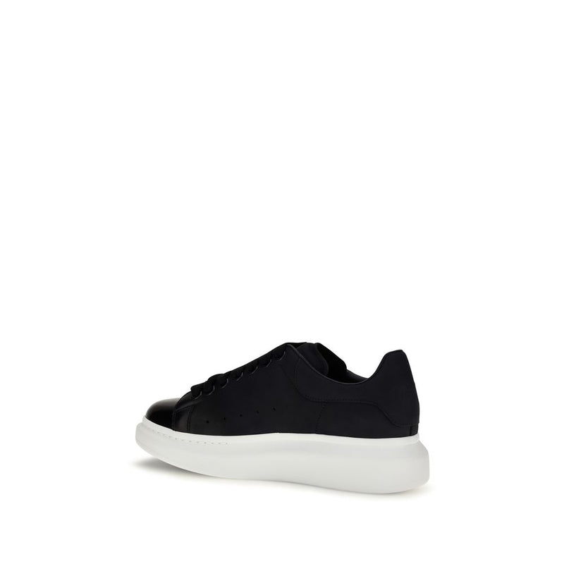 Alexander McQueen Blue Calf Leather Bos Taurus Chunky Sneakers