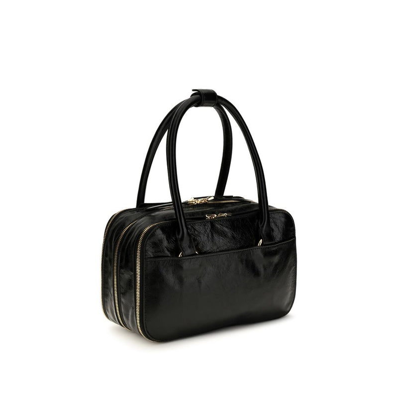 Marni Black Calf Leather Bos Taurus Handbag