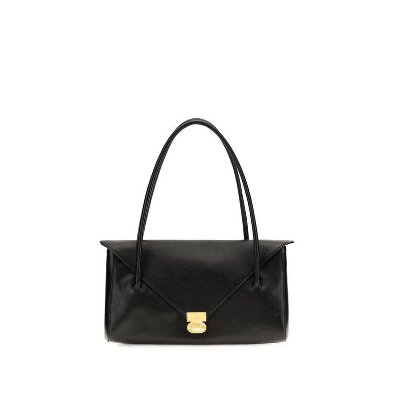 Marni Black Calf Leather Bos Taurus Shoulder Bag