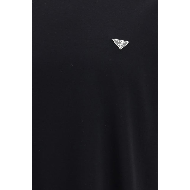 Prada Black Cotton T-Shirt