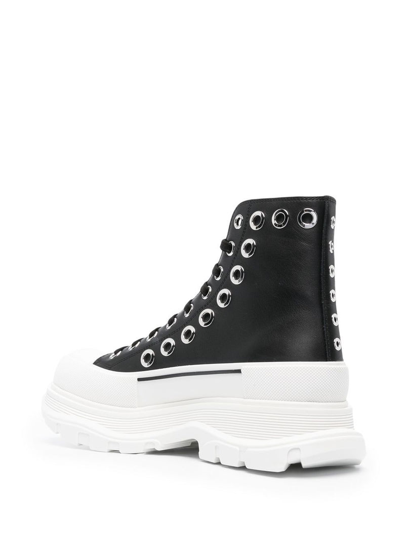 Alexander McQueen tread slick ankle boots | Urbalenti™ NYC