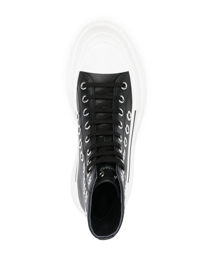 Alexander McQueen tread slick ankle boots | Urbalenti™ NYC
