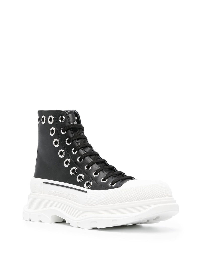Alexander McQueen tread slick ankle boots | Urbalenti™ NYC