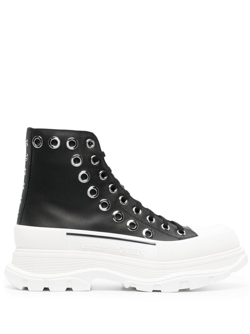 Alexander McQueen tread slick ankle boots | Urbalenti™ NYC