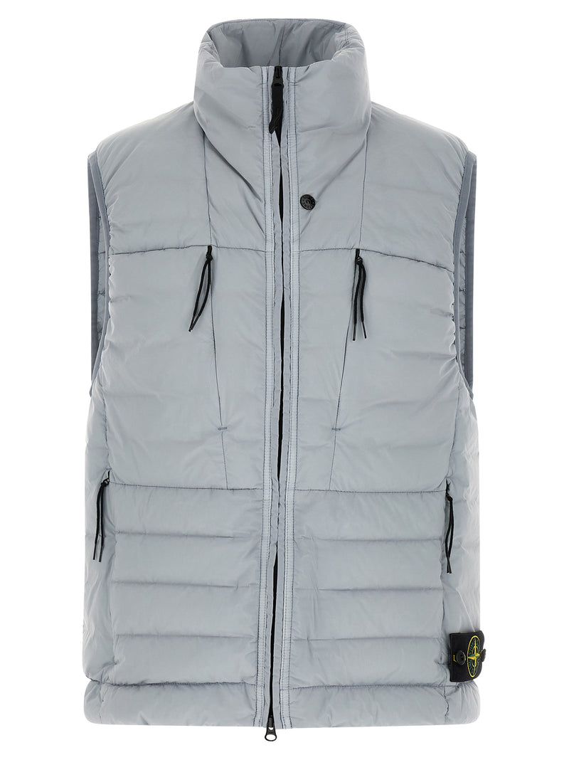 Stone Island Gray Polyamide Sleeveless Jacket