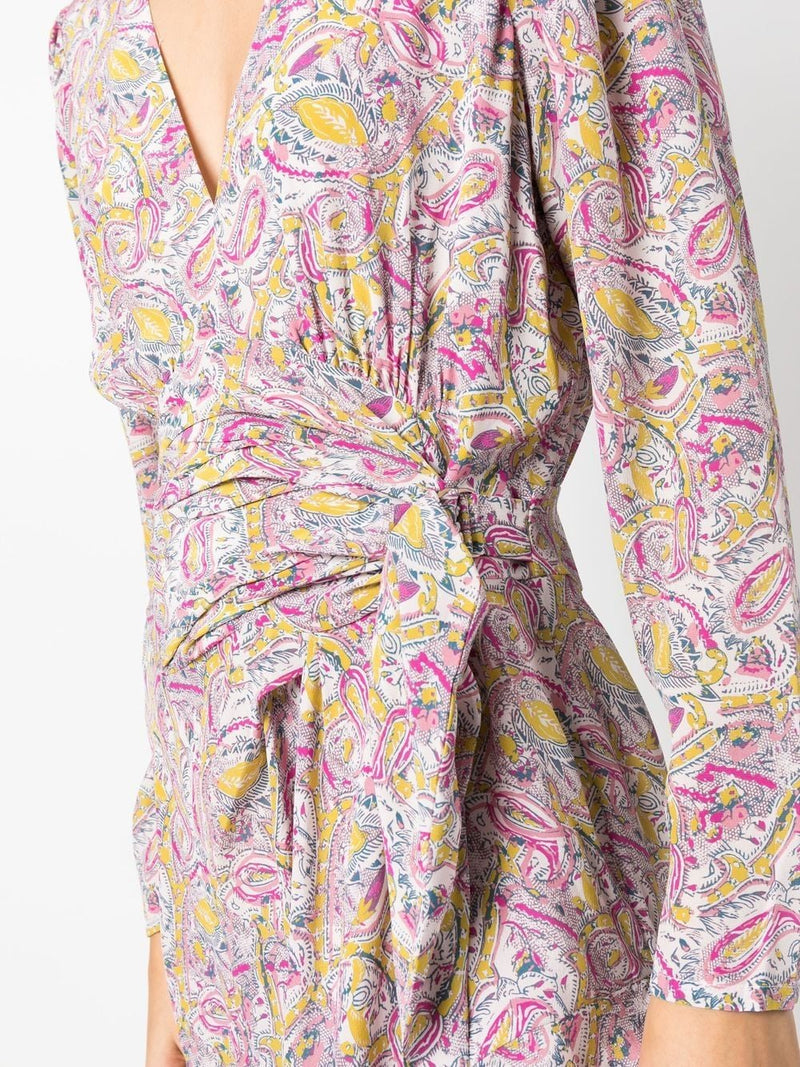 Iro Iro Taro short wrap dress