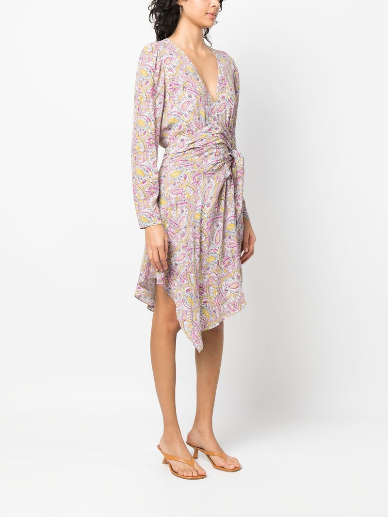 Iro Iro Taro short wrap dress