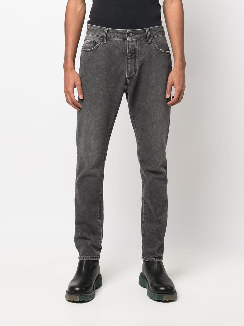 Palm Angels Curved Logo denim jeans | Urbalenti™ NYC