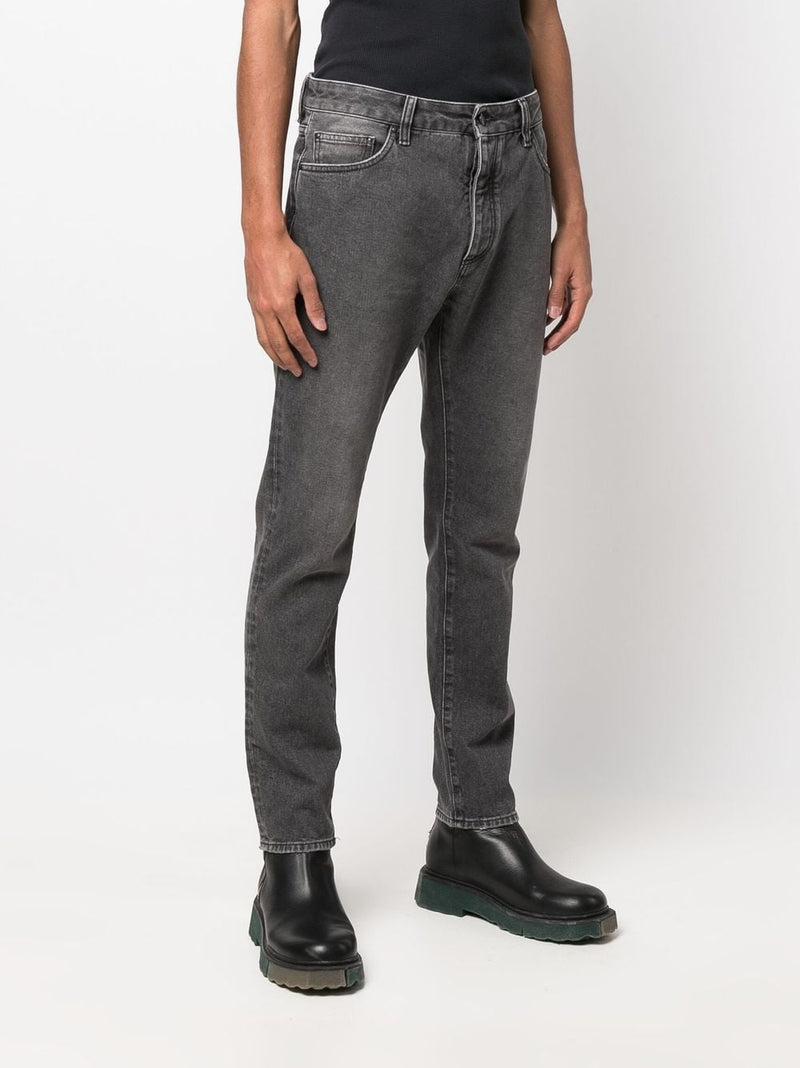 Palm Angels Curved Logo denim jeans | Urbalenti™ NYC