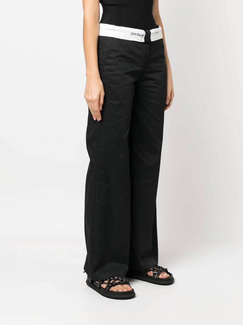 Palm Angels Flare-leg trousers | Urbalenti™ NYC