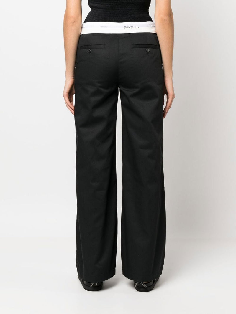 Palm Angels Flare-leg trousers | Urbalenti™ NYC