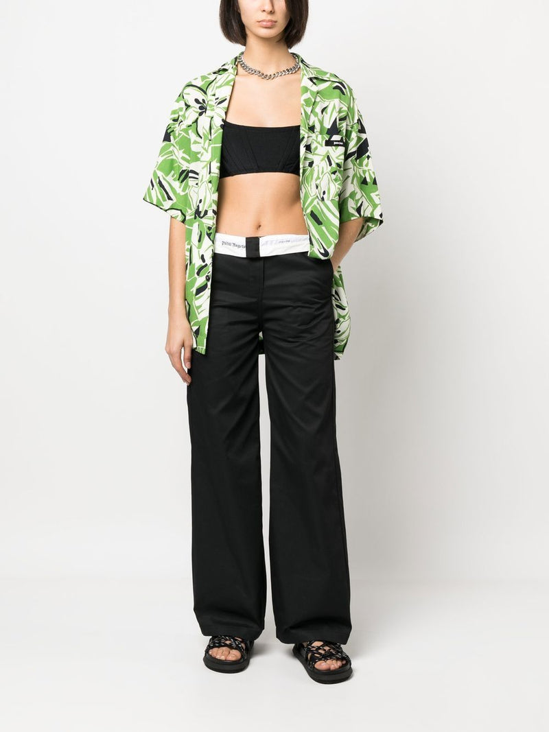 Palm Angels Flare-leg trousers | Urbalenti™ NYC