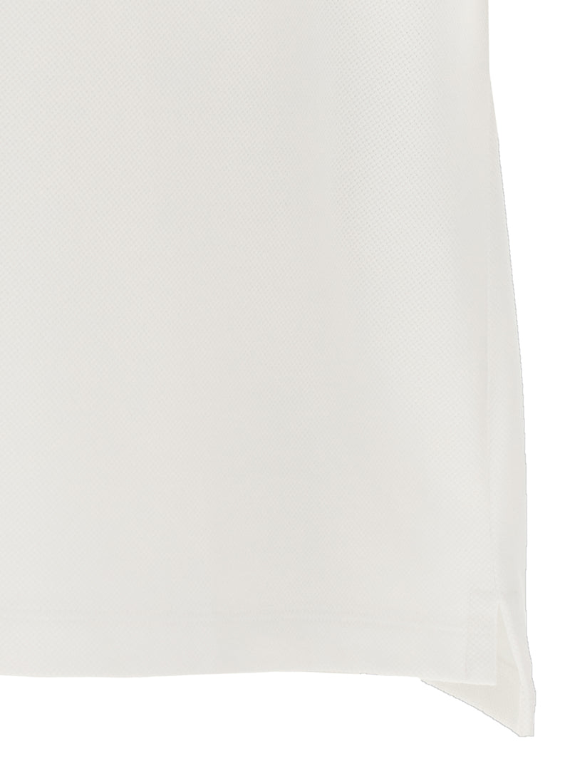 Gucci White Cotton Polo Shirt