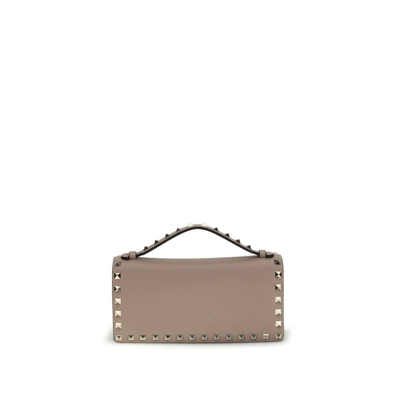 Valentino Garavani Beige Calf Leather Bos Taurus Wallet