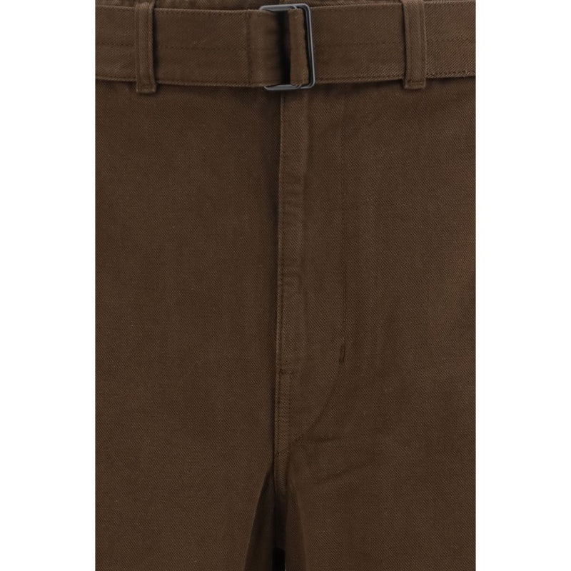 Lemaire Brown Cotton Casual Pants