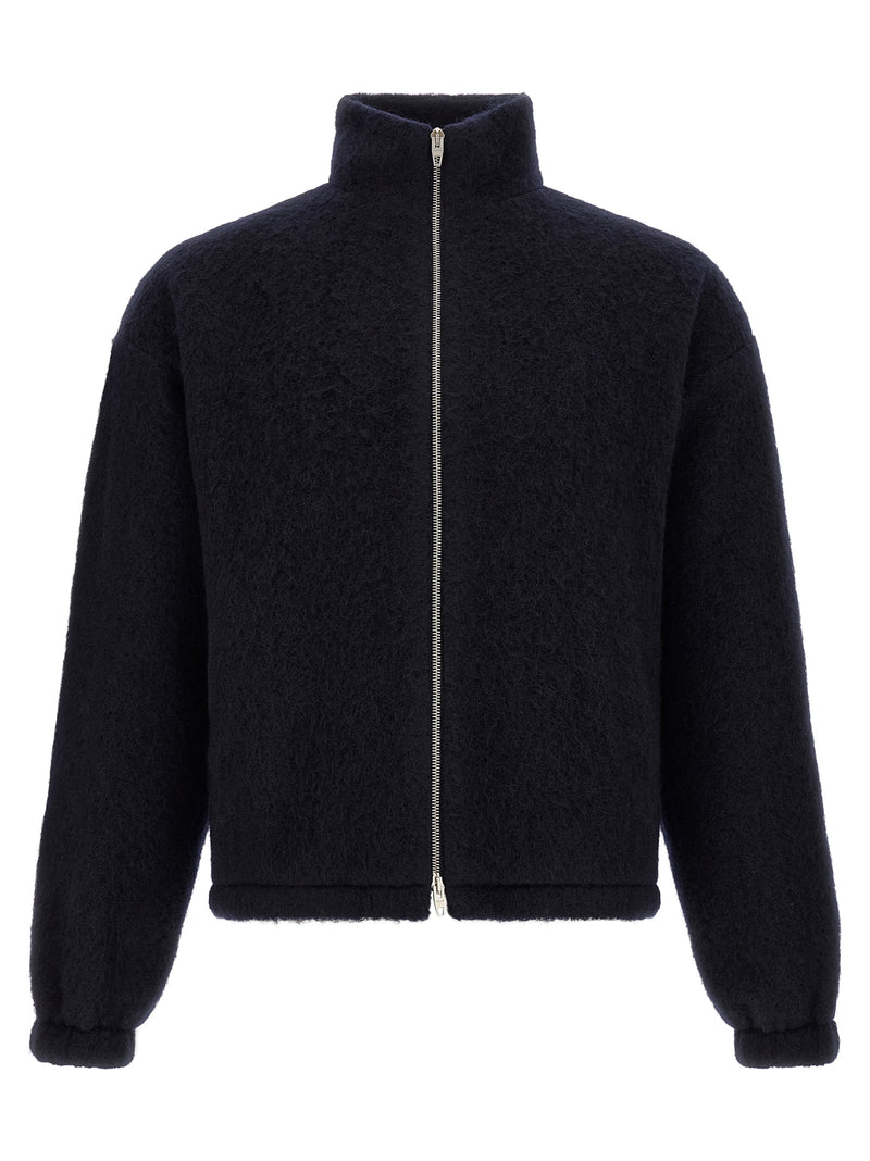 Jil Sander Blue Wool Sweatshirt