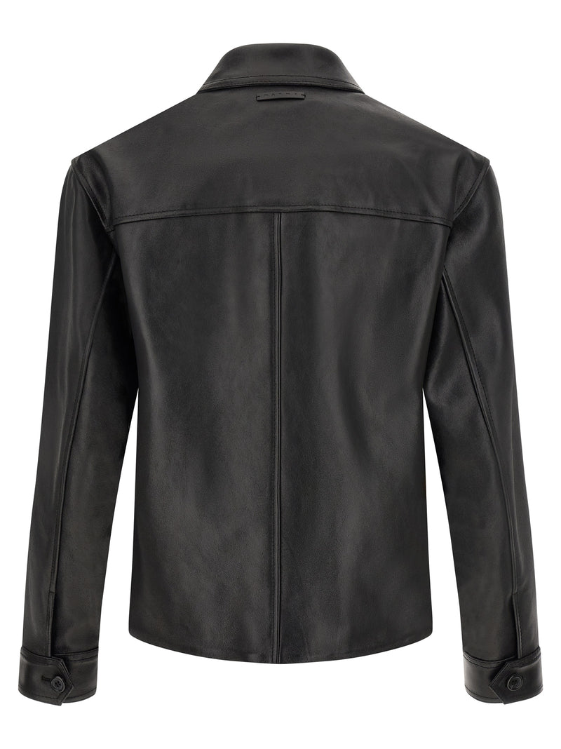 Marni Multicolor Calfskin Leather Jacket