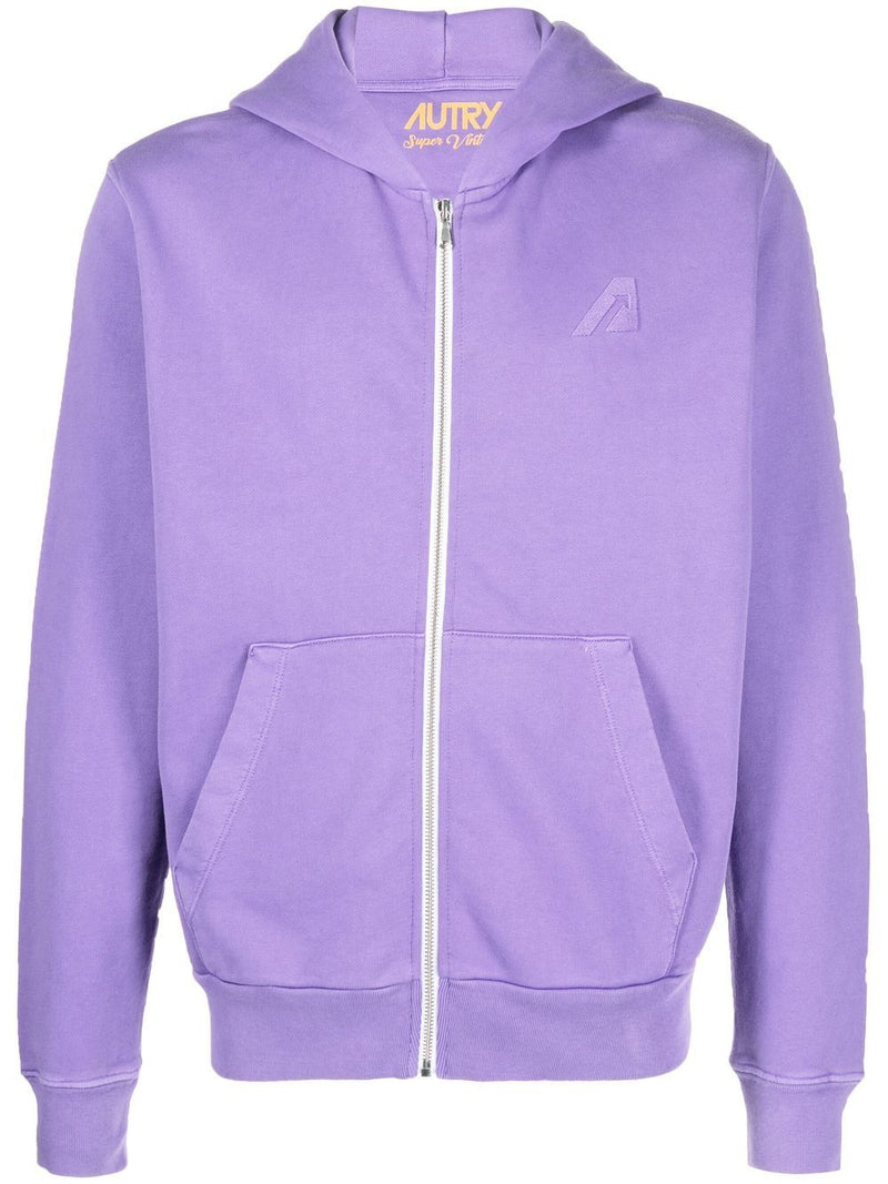Autry Logo cotton hoodie | Urbalenti™ NYC