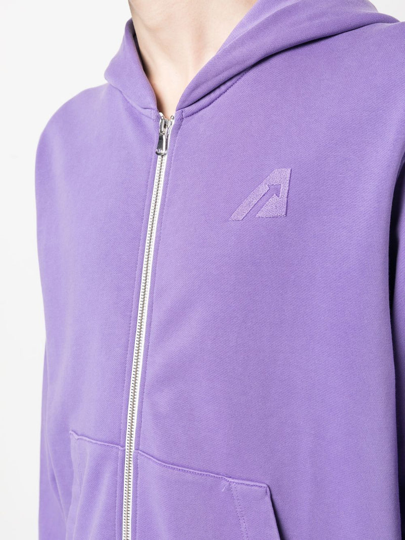 Autry Logo cotton hoodie | Urbalenti™ NYC