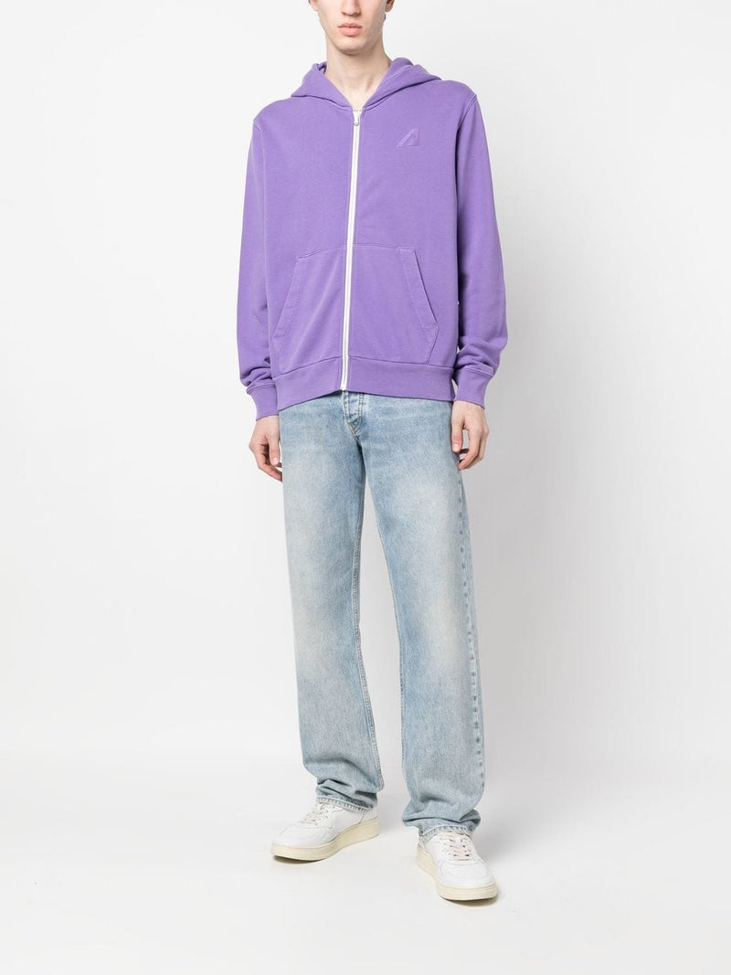 Autry Logo cotton hoodie | Urbalenti™ NYC