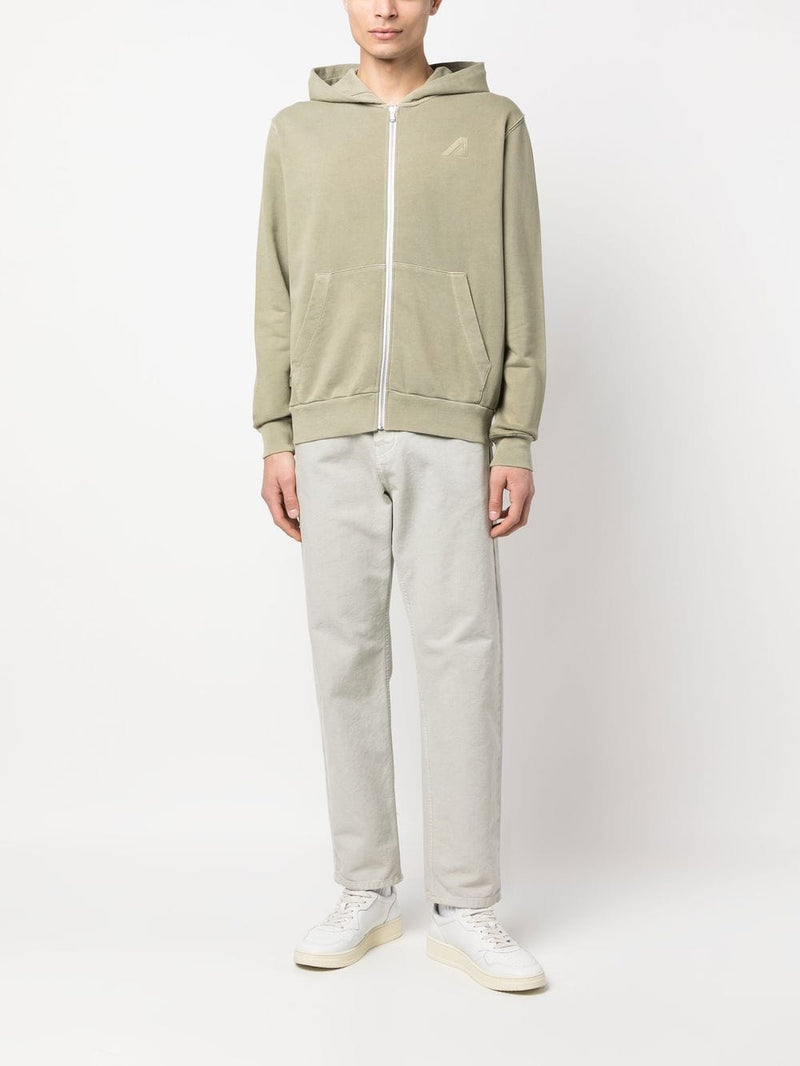 Autry Logo cotton hoodie | Urbalenti™ NYC