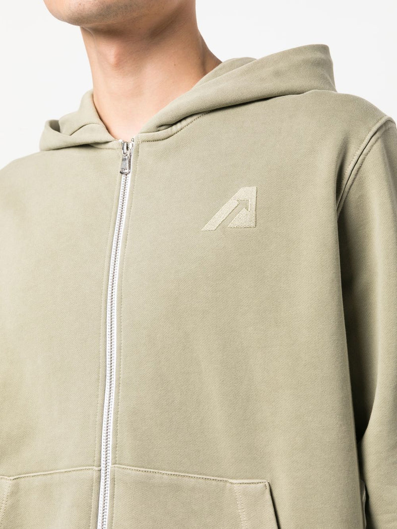 Autry Logo cotton hoodie | Urbalenti™ NYC