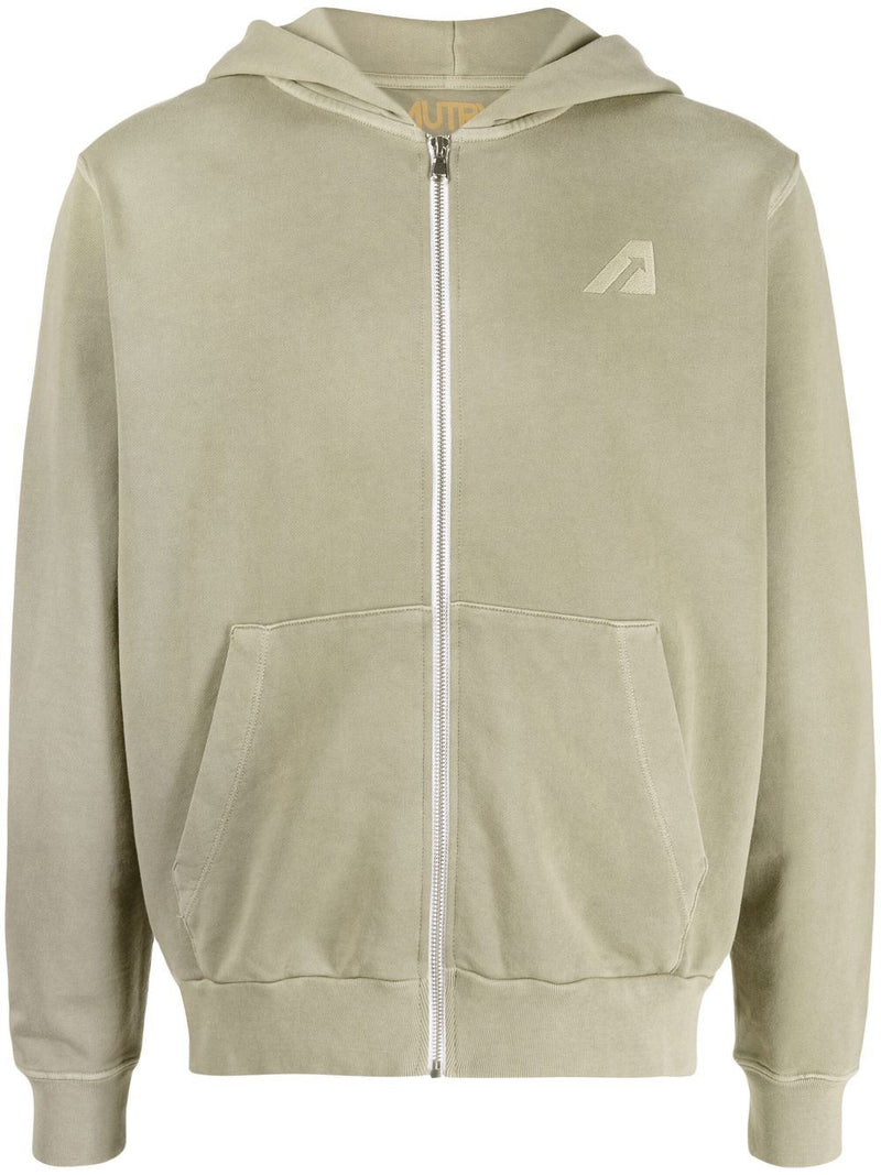 Autry Logo cotton hoodie | Urbalenti™ NYC