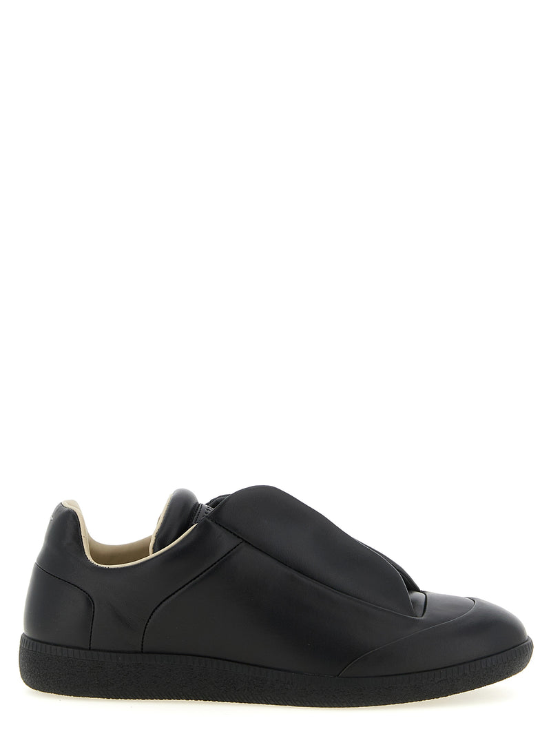 Maison Margiela Black Calfskin Low Top Sneakers