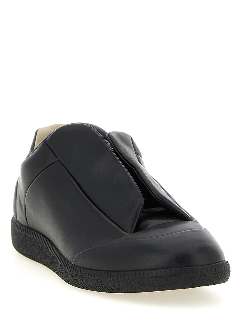 Maison Margiela Black Calfskin Low Top Sneakers