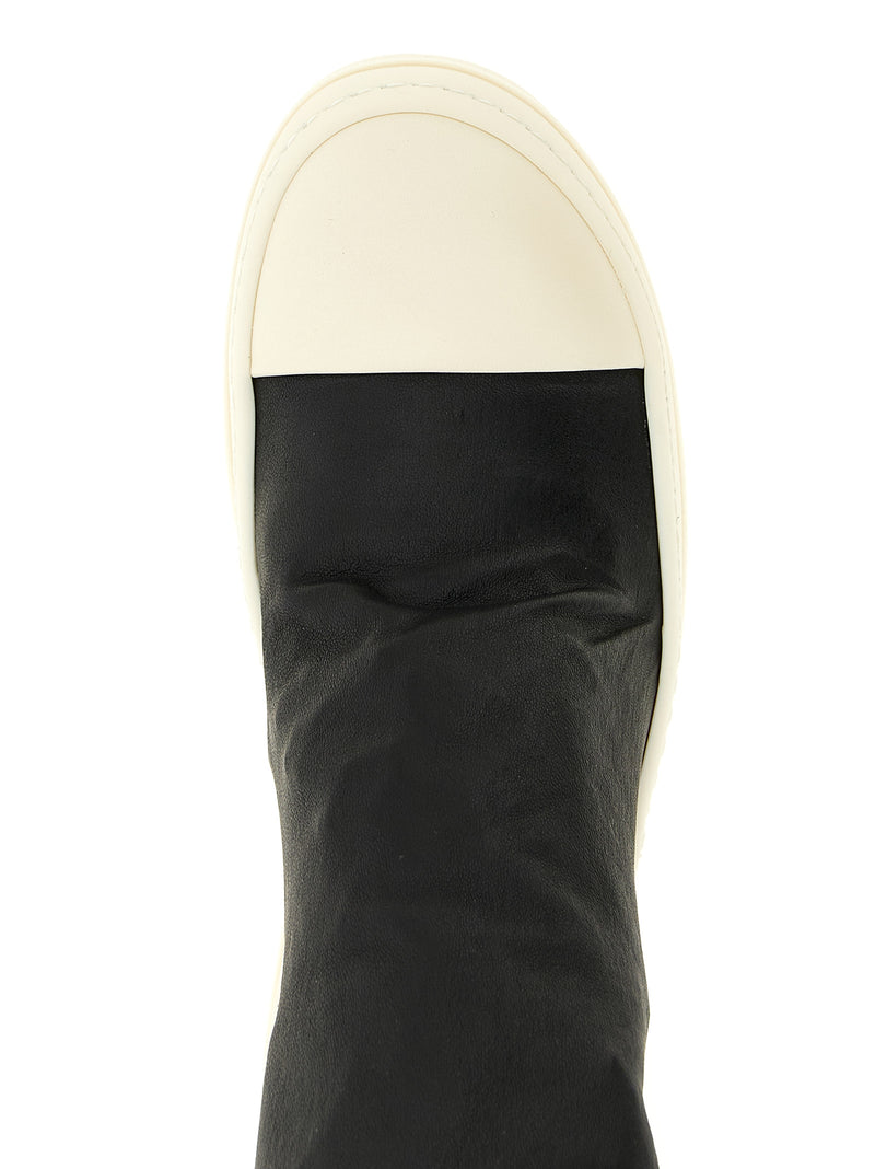 Rick Owens Black Lamb Leather Over The Knee