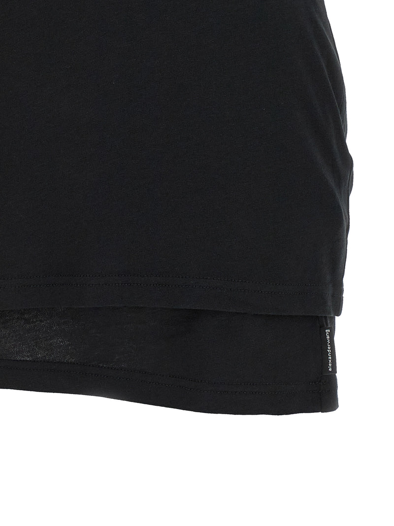 Alexander Wang Black Cotton Short Dress