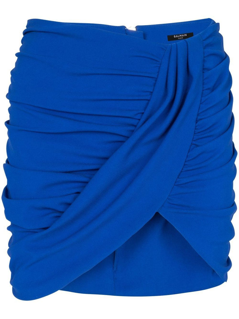 Balmain Balmain Ruched mini skirt