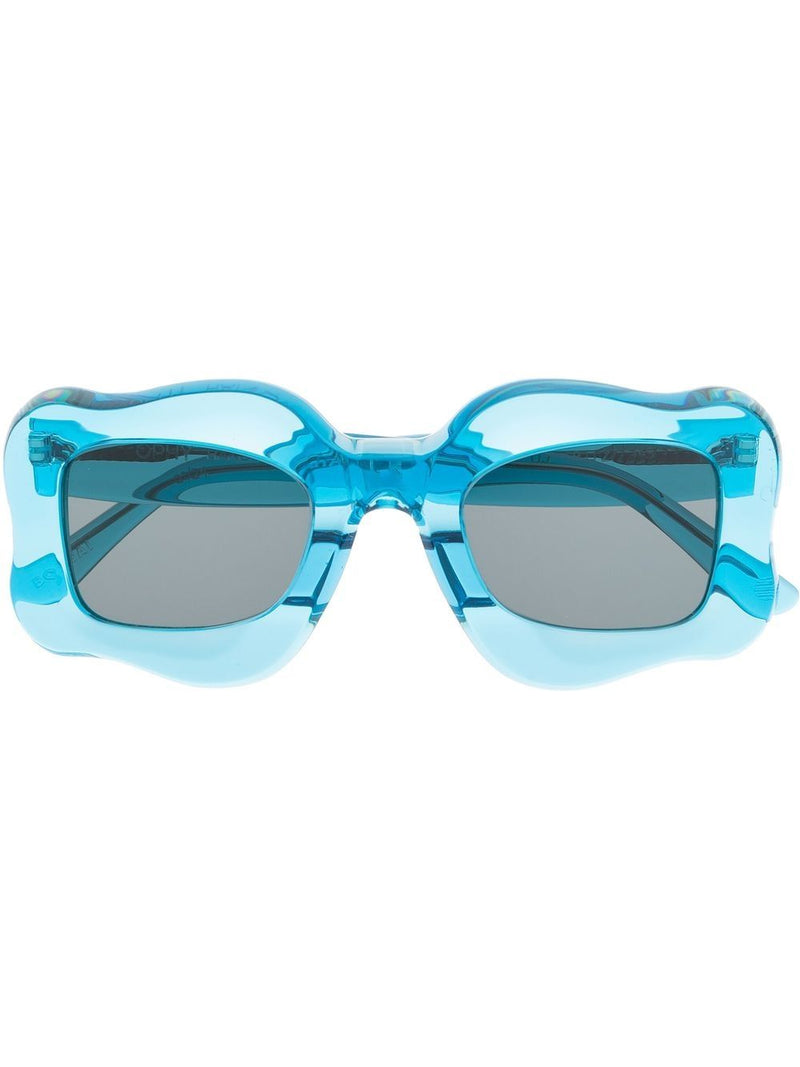 Bonsai Bonsai oversized curved-frame sunglasses