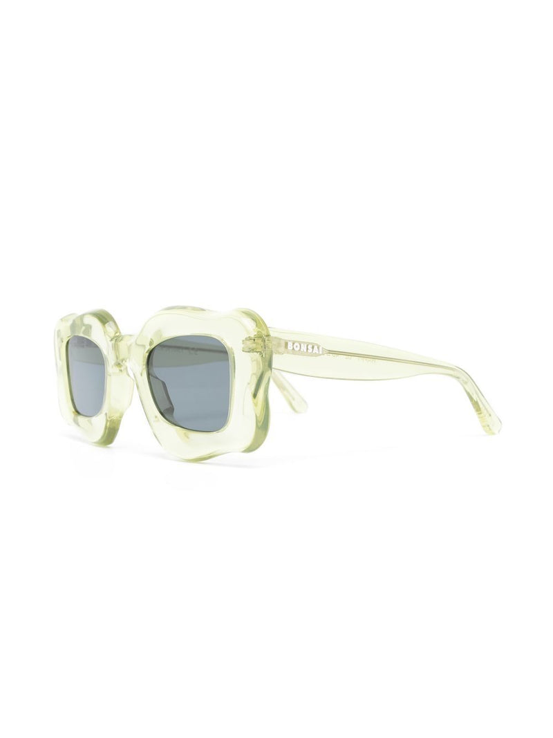 Bonsai Bonsai oversized curved-frame sunglasses
