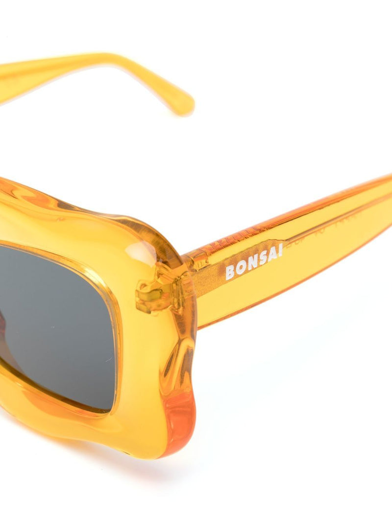 Bonsai Bonsai oversized curved-frame sunglasses