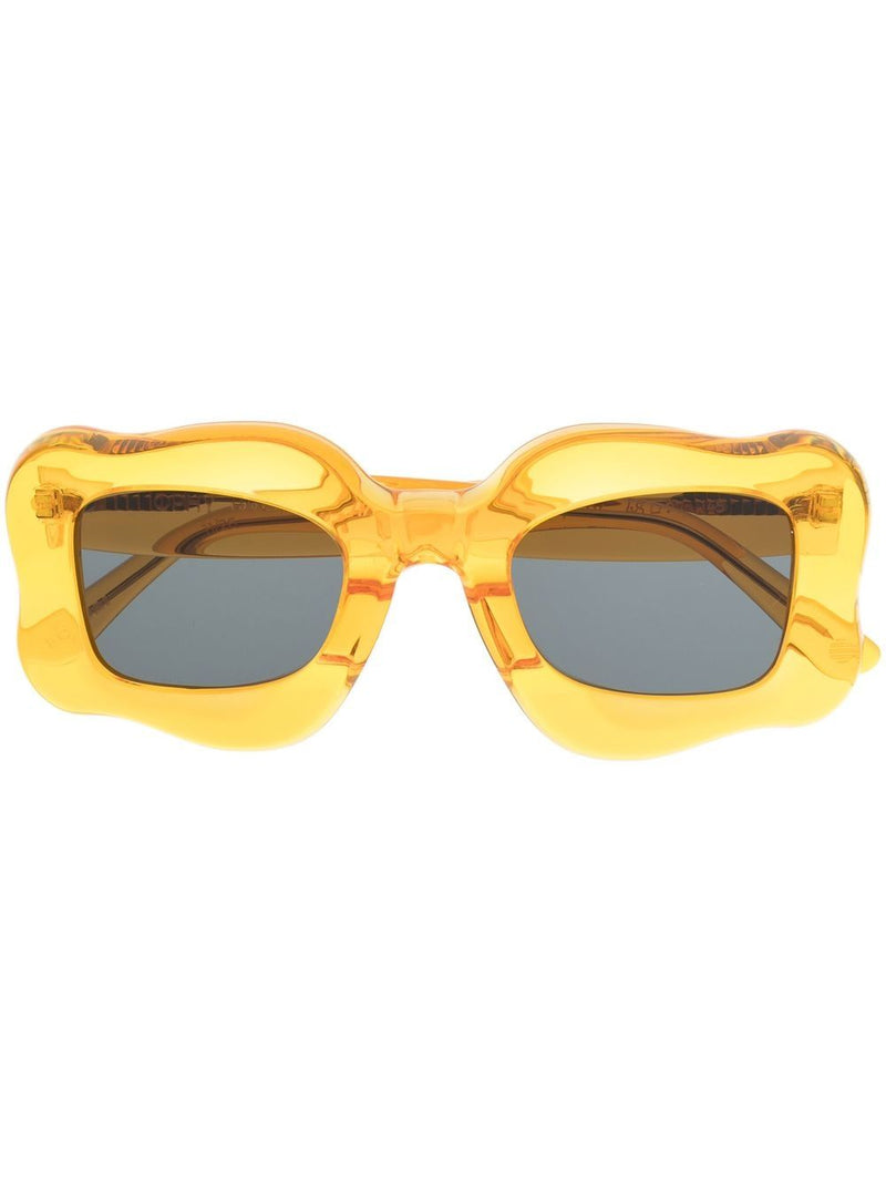 Bonsai Bonsai oversized curved-frame sunglasses