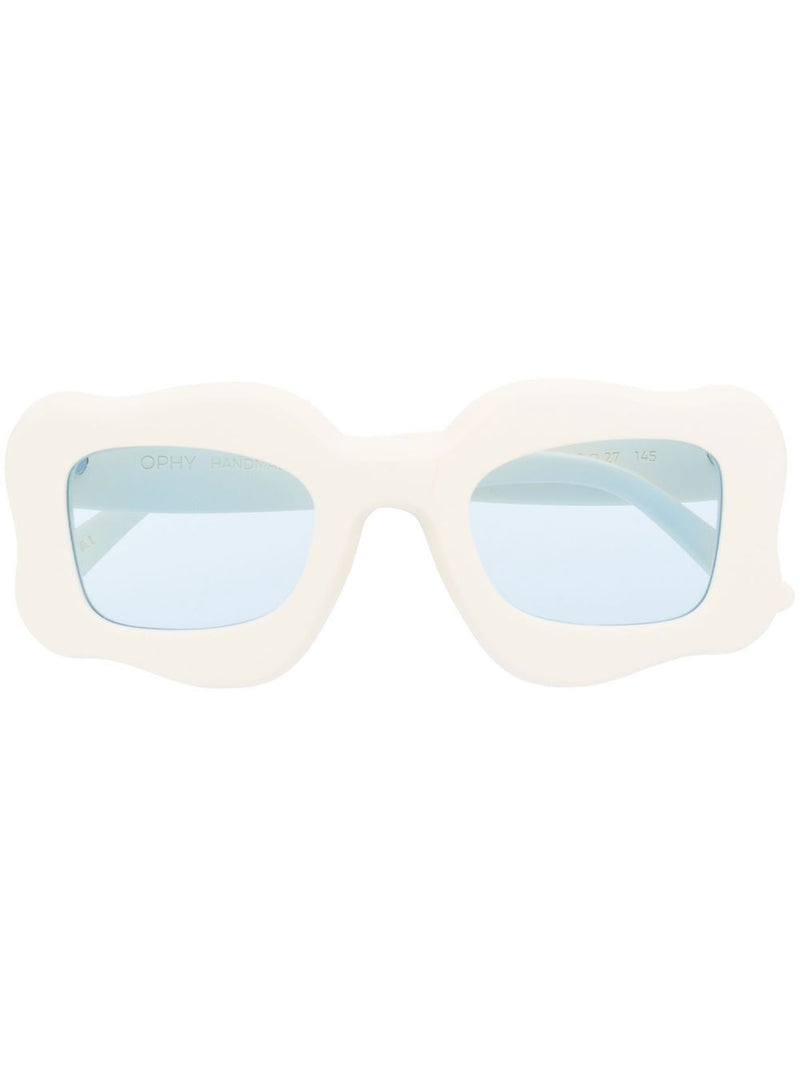 Bonsai Bonsai oversized curved-frame sunglasses