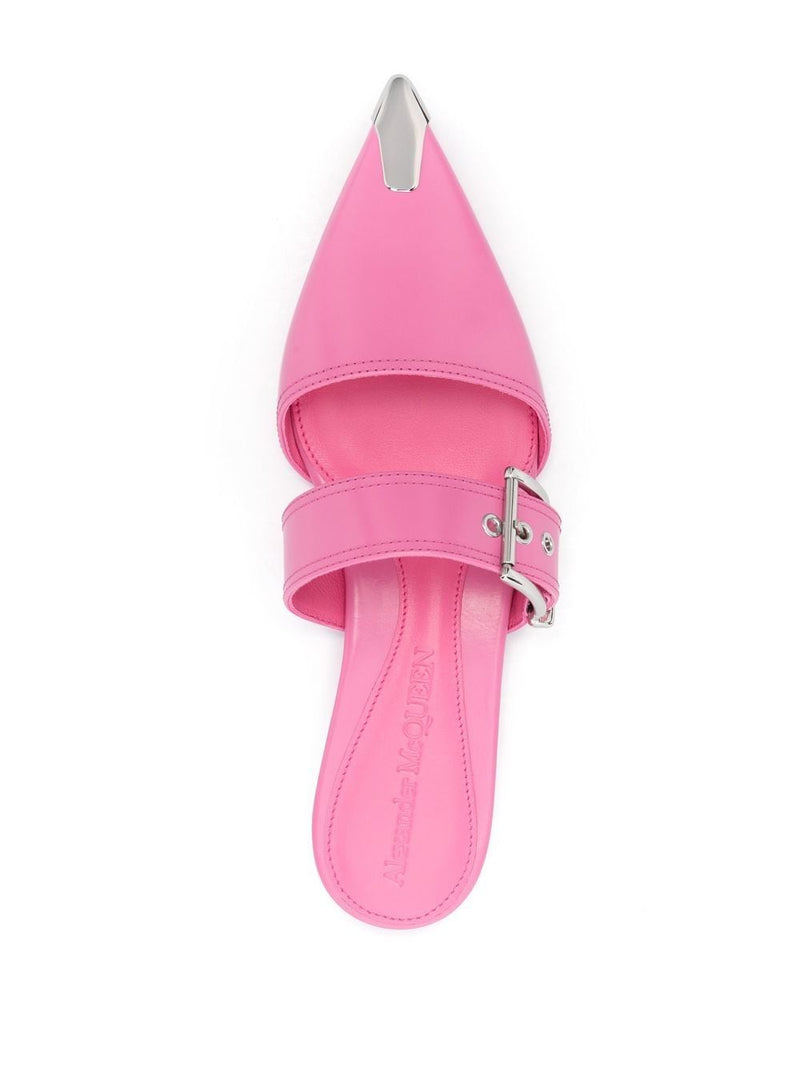 Alexander McQueen flat mules | Urbalenti™ NYC