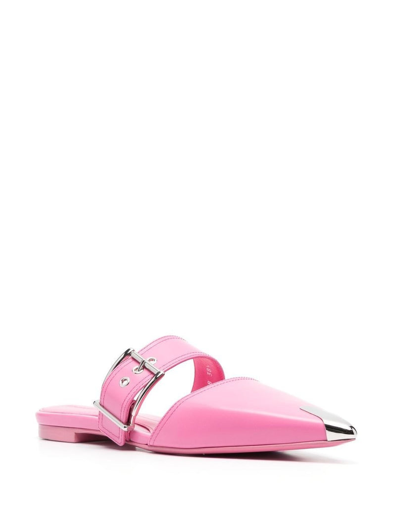 Alexander McQueen flat mules | Urbalenti™ NYC